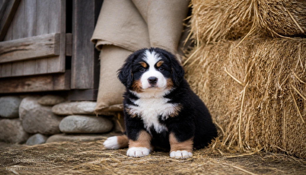 Bernese Dağ Köpeği yavru