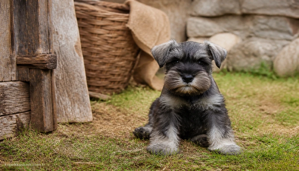 Schnauzer yavru