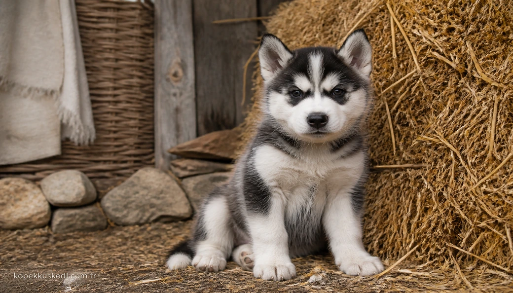 Sibirya Kurdu Husky yavru
